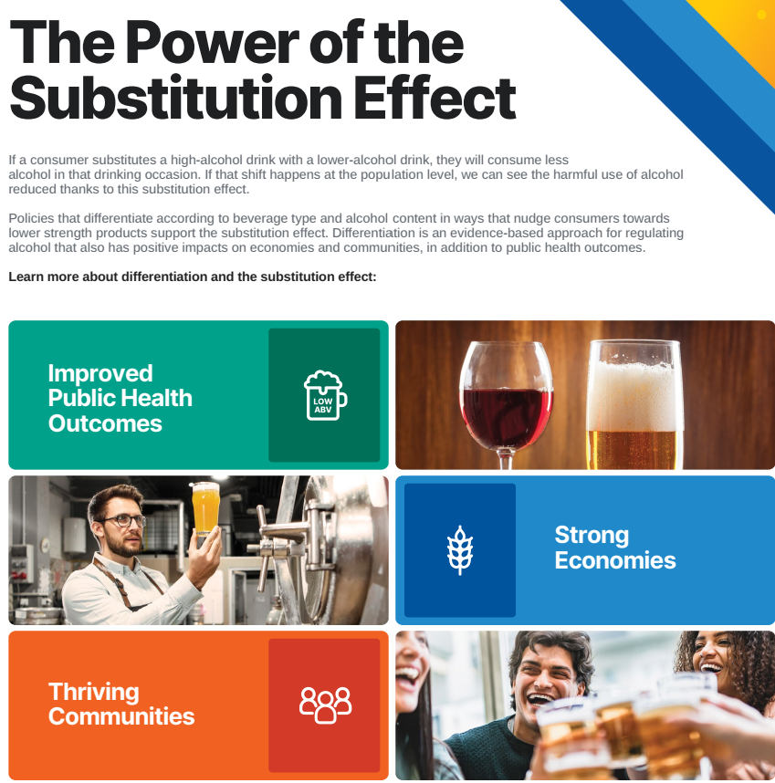 Screenshot of the first page of an infosheet on the Power of the Substitution Effect